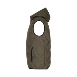 GEYSER quilted vest med htte