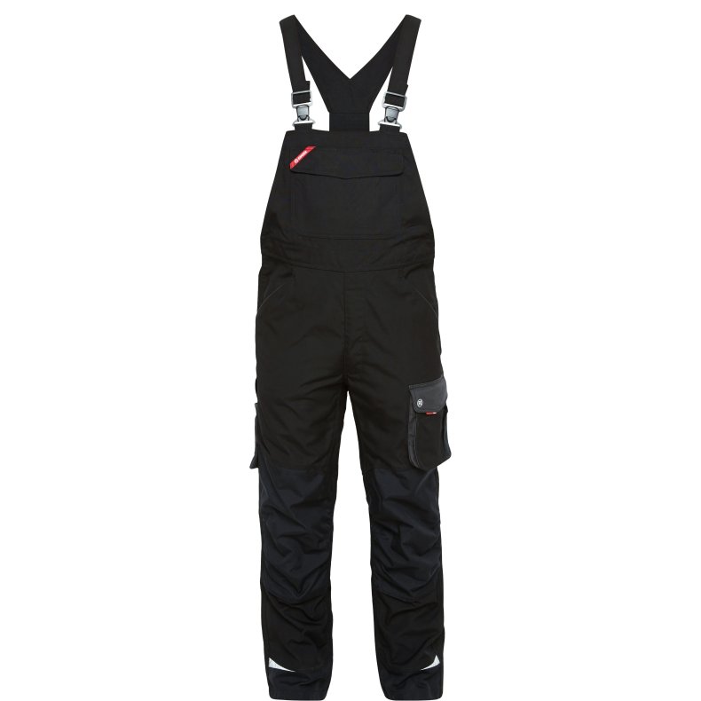 Galaxy overall med knforstrkning, sort/gr