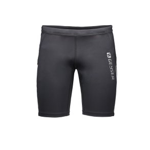 Geyser lber tights, korte - unisex, sort