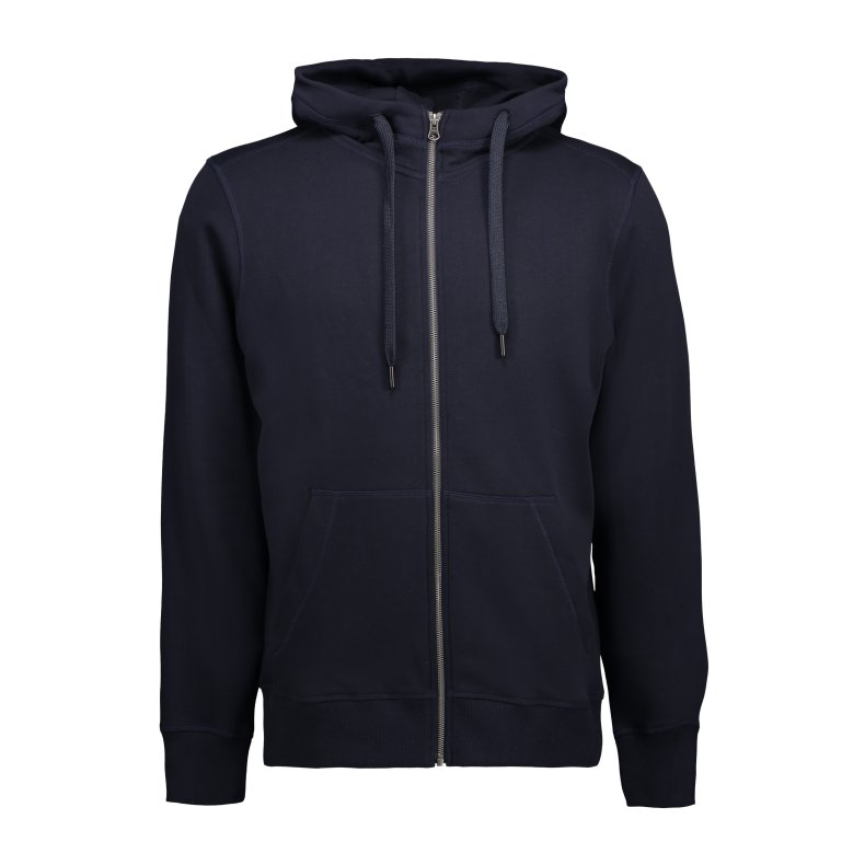 Httesweatshirt i modern fit med lynls og lommer, navy