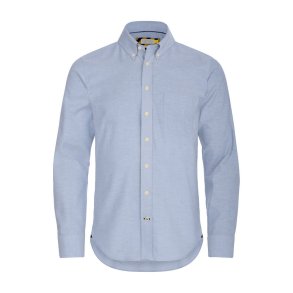 Harvest & Frost klassisk oxford skjorte med button down, lysbl
