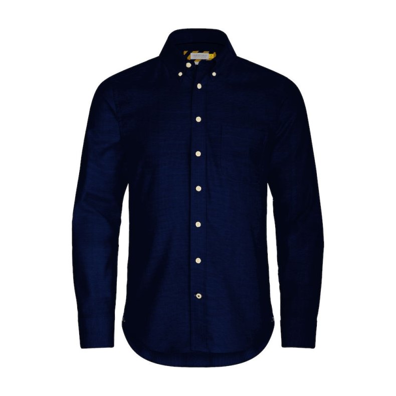 Harvest &amp; Frost klassisk oxford skjorte med button down, navy