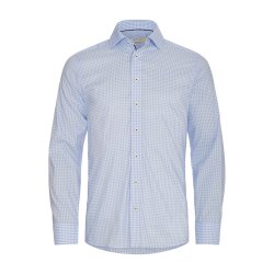 Harvest &amp; Frost skjorte i smtern slim fit, lys bl
