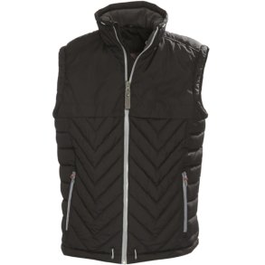 Harvest quiltet vest, sort