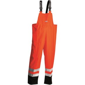 Hi-Viz regnoverall med refleks, orange
