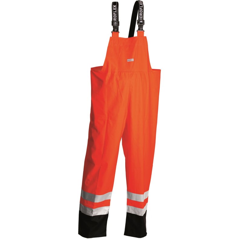 Hi-Viz regnoverall med refleks, orange