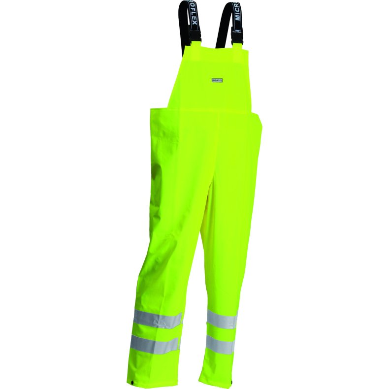 Hi-Viz PU overall med refleks, gul