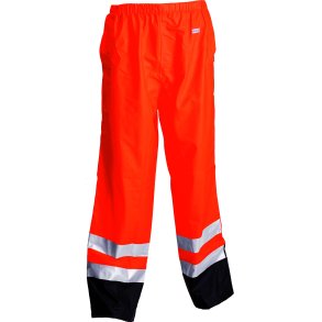 Hi-Viz regnbukser med refleks, orange