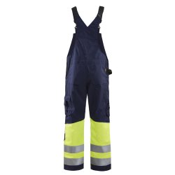 High Vis overall med refleks, marine/gul