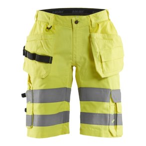 High Vis shorts med h�ngelommer og stretch, gul