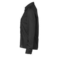 ID Dameskjorte, Easy Iron, lange rmer, sort