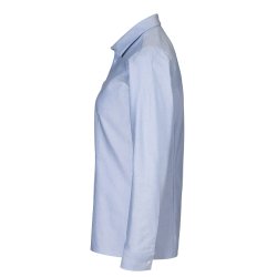 ID Oxford dameskjorte, modern fit, lys bl