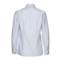 ID Oxford dameskjorte, modern fit, stribet