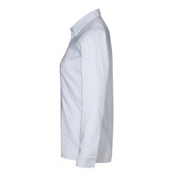 ID Oxford dameskjorte, modern fit, stribet