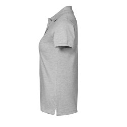 ID Poloshirt, pique med stretch, figursyet, dame, gr melange