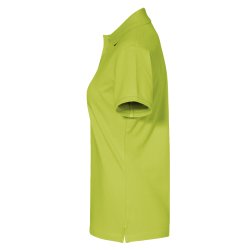 ID Poloshirt, pique med stretch, figursyet, dame, lime