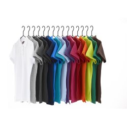 ID Poloshirt, pique med stretch, Herre, kongebl