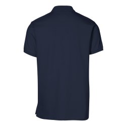 ID Poloshirt, pique med stretch, Herre, navy