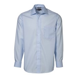 ID Skjorte, Easy Iron, lange rmer, lys bl