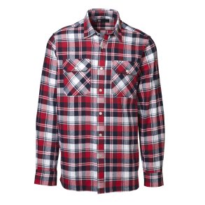 ID Skovmandsskjorte m/rd tern og trykknapper