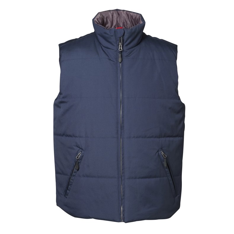 ID slidstrk vest med termo-for, navy