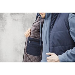 ID slidstrk vest med termo-for, sort