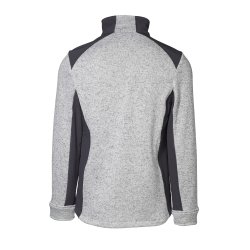 ID Strikfleece Cardigan med forstrkning, lysgr