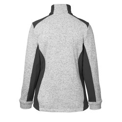 ID Strikfleece Dame Cardigan med forstrkning, lysgr