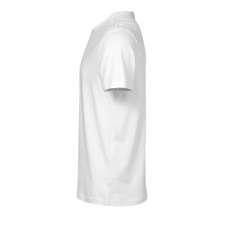 ID T-shirt T-TIME, 100% bomuld m/ V-hals, hvid