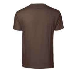 ID T-shirt T-TIME, 100% bomuld, mocca