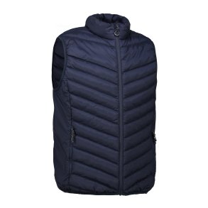 ID Vatteret strechvest i sporty look, navy