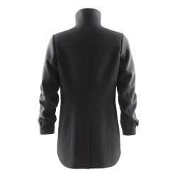 Klassisk Dame uldfrakke 3/4 lang, sort