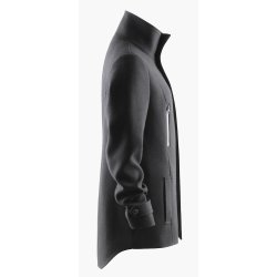 Klassisk Dame uldfrakke 3/4 lang, sort