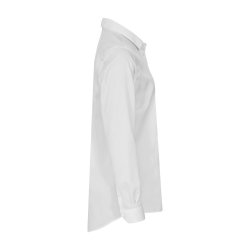 Klassisk dameskjorte "relaxed" style, hvid