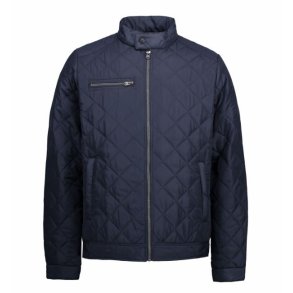Klassisk Quiltet letvgts herrejakke, navy