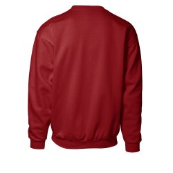 Klassisk sweatshirt med rund hals og b�rstet inderside, bordeaux