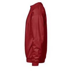 Klassisk sweatshirt med rund hals og b�rstet inderside, bordeaux