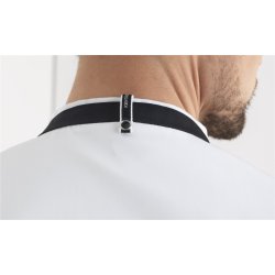 Kokke-/service skjorte, modern fit med langt rme, hvid