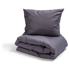 Kosta Linnewäfveri Satin sengest i fineste bomuld, mrkegr