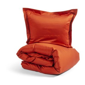 Kosta Linnewäfveri Satin sengest i fineste bomuld, rust