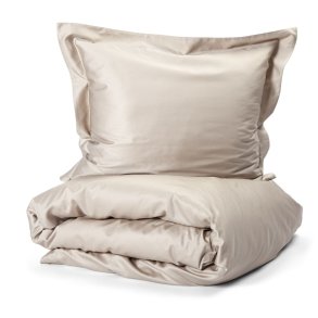 Kosta Linnewäfveri Satin sengest i fineste bomuld, sand