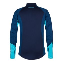 Langrmet termoundertrje med krave, bl