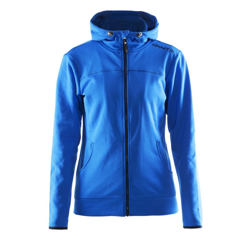 Leisure Full Zip Hood, dame, kobolt