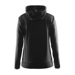 Leisure Full Zip Hood, dame, sort