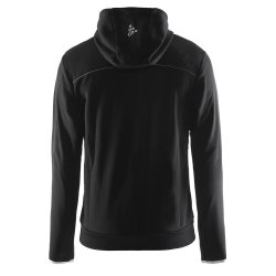 Leisure Full Zip Hood, herre, sort