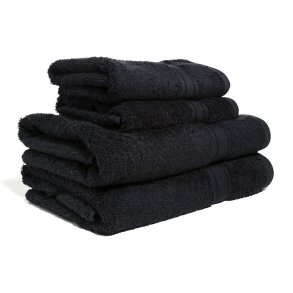 Lord Nelson Luxus frotté hndklde, sort