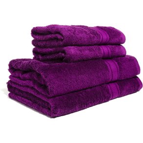 Lord Nielson Luxus frott&eacute; h�ndkl�de, lilla