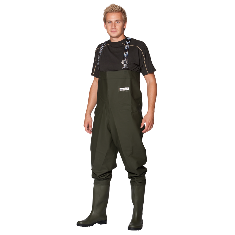 Original PVC waders m/sikkerhed