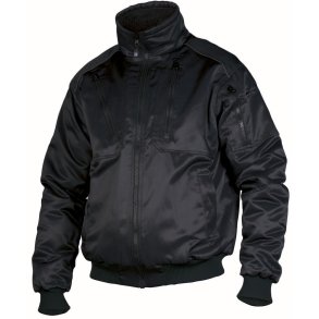 ProJob Pilotjakke m/pelsfor, sort