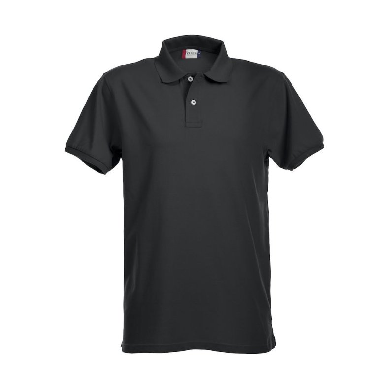 Polo pique modern fit, sort